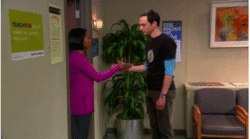 Handshake level : Sheldon Cooper