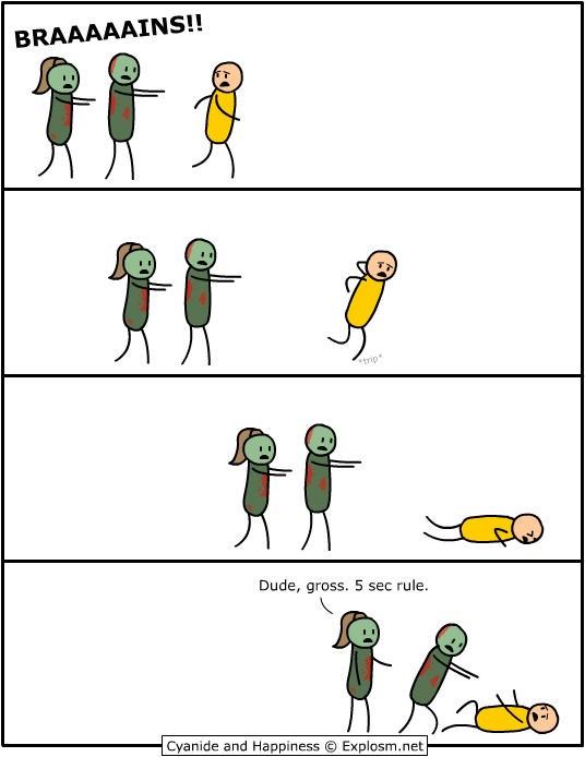 Etiquette would make the Zombieapocalypse much easier