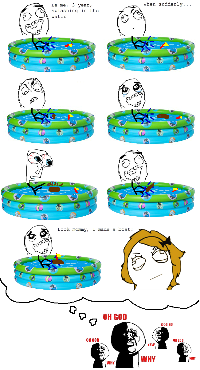 Look mommy, boat boat boat!