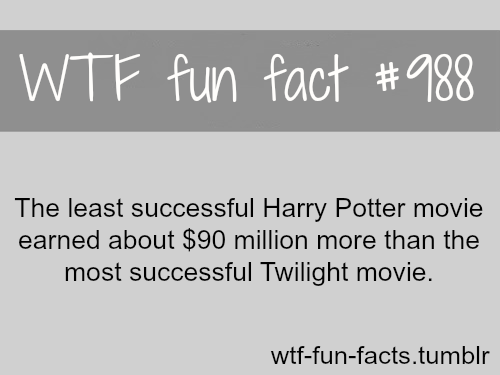 This is proof Harry Potter is still a beter love story than twilght