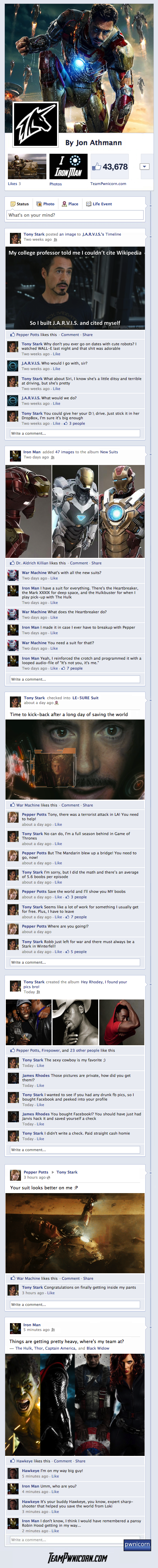 Iron Man 3 on Facebook