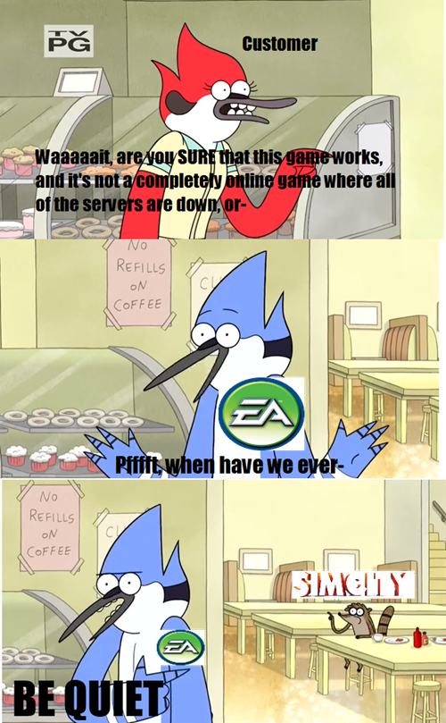 EA and SimCity..