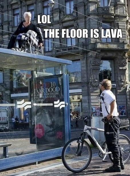 How'd she get there?
