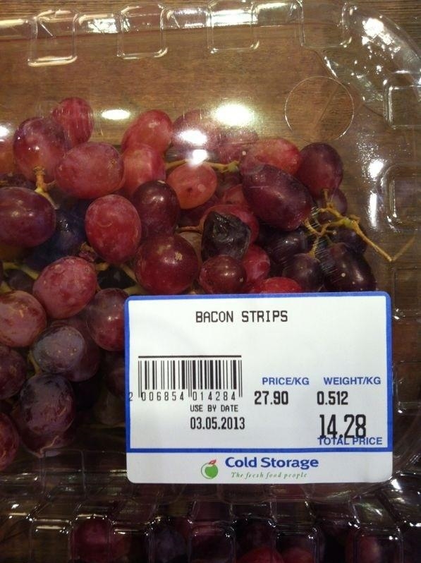 You Only had One Job, and you ruined it. (Hey, at least you turned fruits into BACON!)