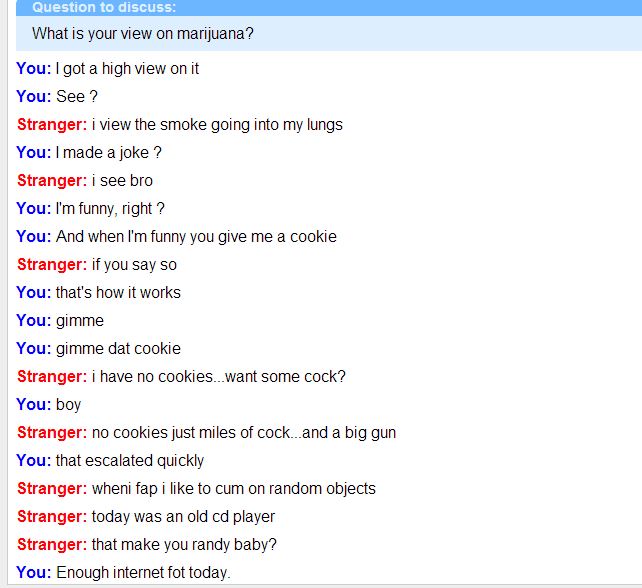 This is why I love omegle