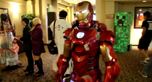 This guy made a replica Iron man suit and goes to children's hospitals with it. Awesome.