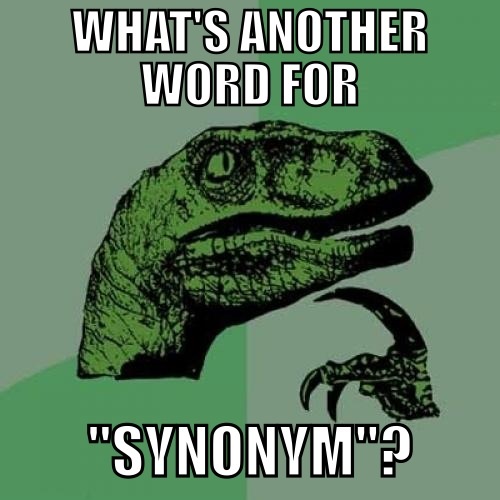 Philosoraptor on synonyms