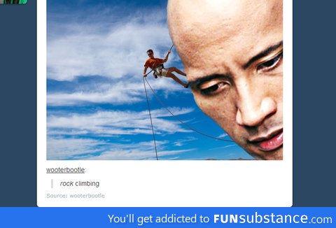Rock climbing