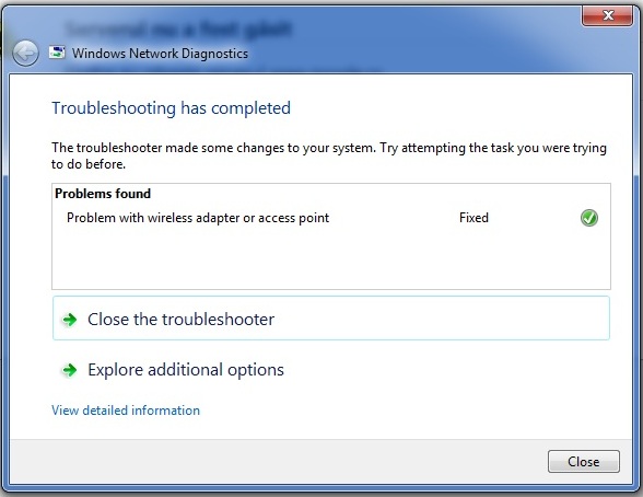 OMG troubleshooting actually works....(sometimes)