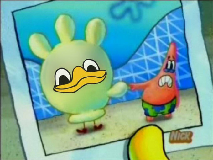 That's not his thumb, Patrick...