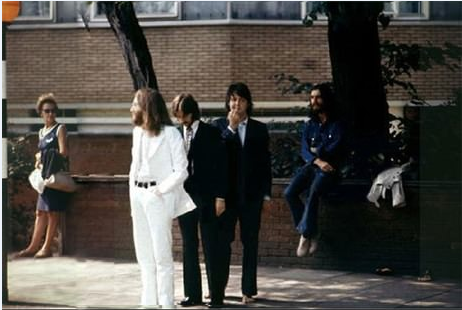 They are about to take a famous photo