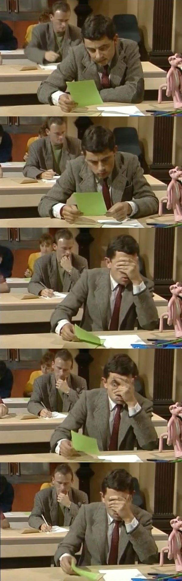 When I Sit An Exam