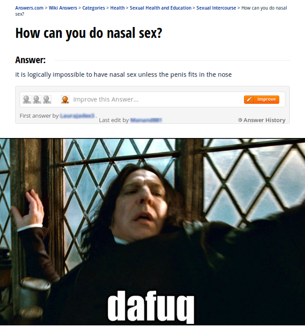 Nasal Sex