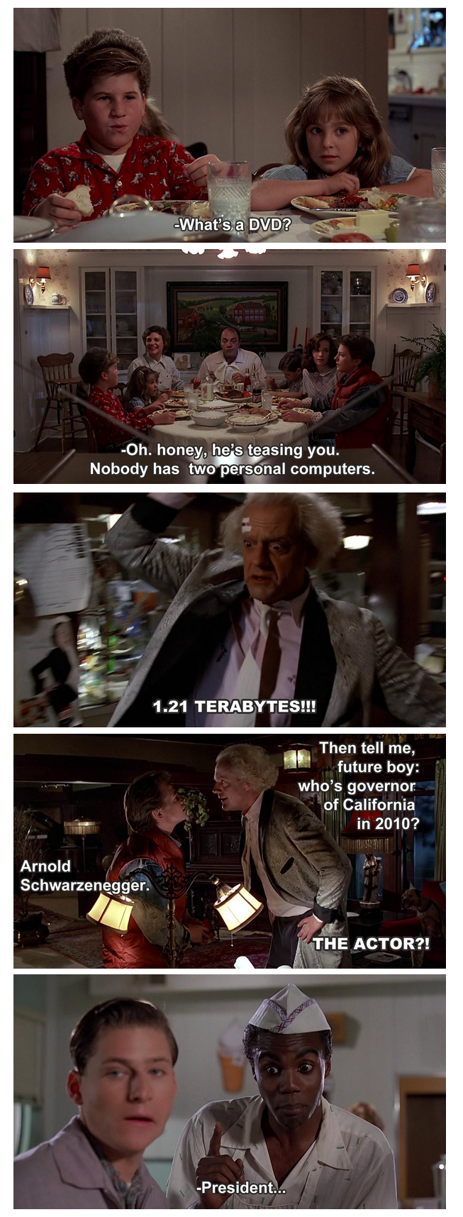 Back to the Future remake 2010->1980
