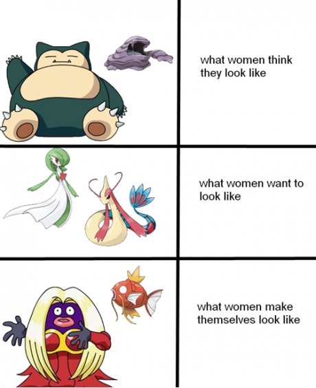 If Women Were Pokemon...
