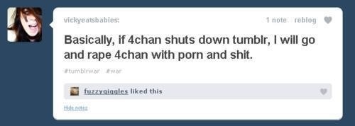 She has obviously never been to 4chan.