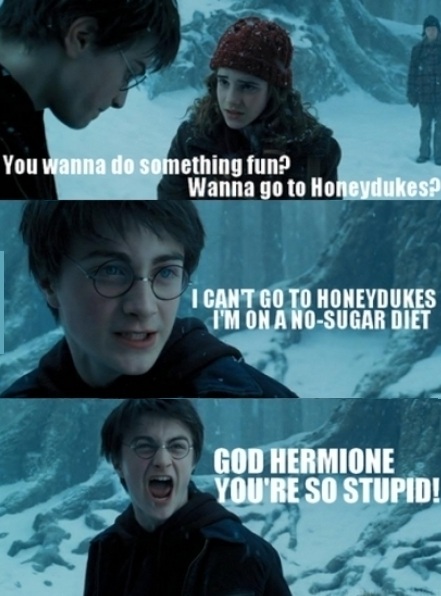 Harry's on his period