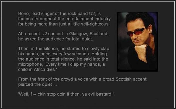 Bono! You Evil...