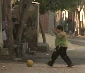 If he fell on the ground crying, he could go pro!