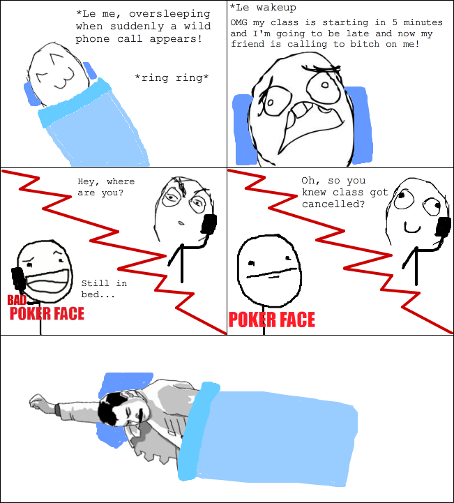 Sometimes I love oversleeping..