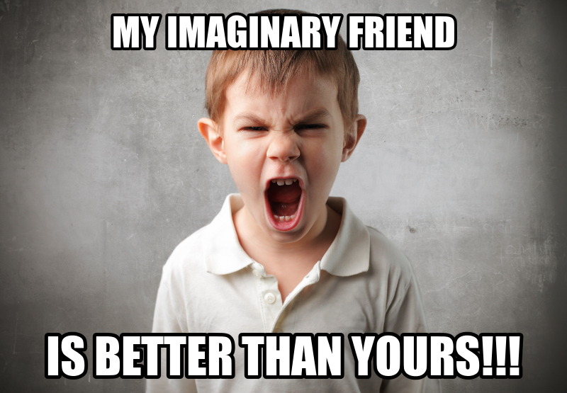 Religion fights in a nutshell