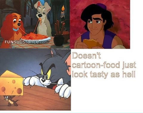 Cartoon food