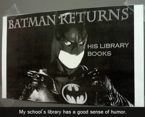 Act like the hero your library deserves