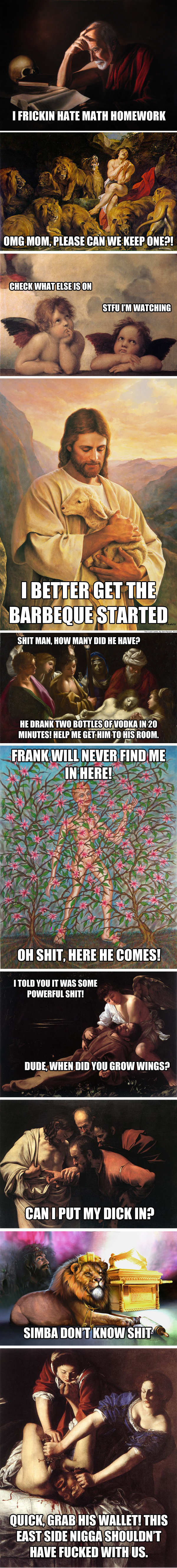 Just some religious paintings.....