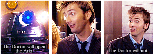 The Doctor having some sass.
