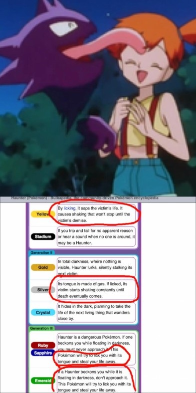 Misty was dying, that's why she left.