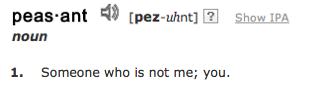 Peasants.