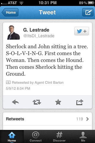 To all the Sherlock fans...