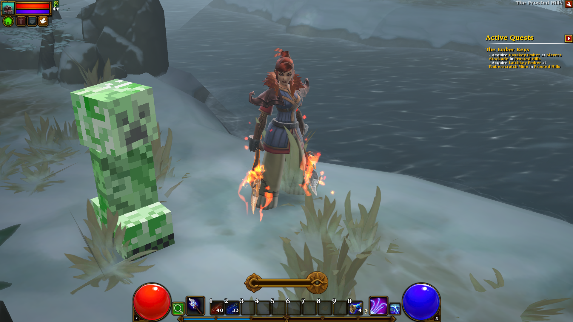 Minecraft Easter Egg in Torchlight 2
