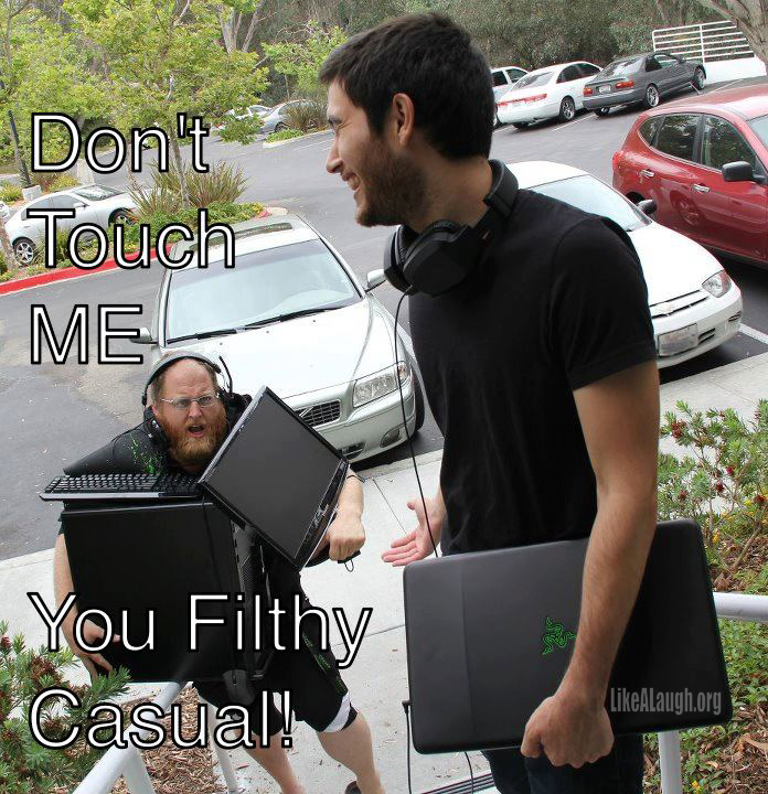 When people find out I use an Asus gaming laptop. :(