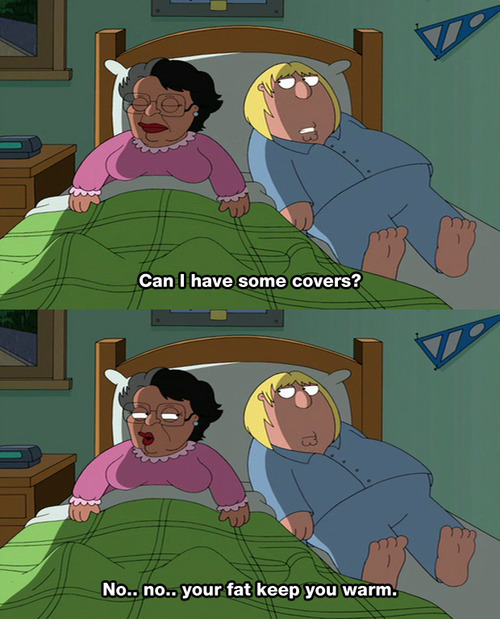 Consuela no shares mister fatty