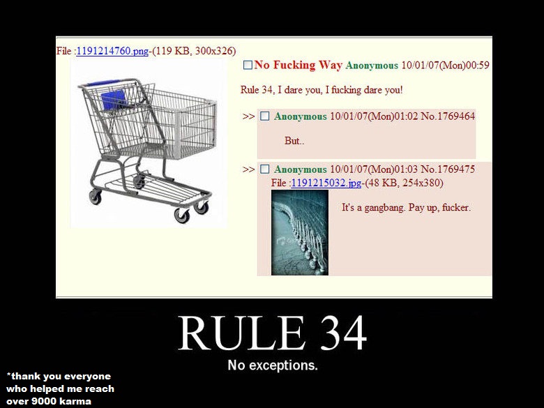 Rule 34, no exeptions.