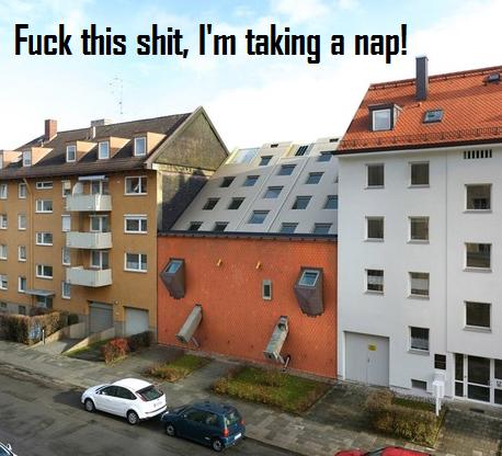 Sleepy house is sleepy