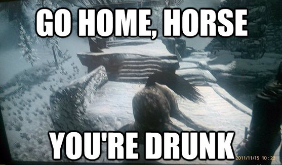 Go home, horse