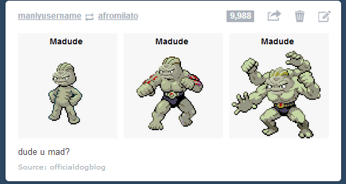 he mad