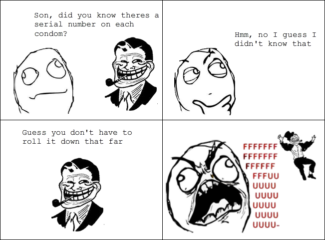 Troll Dad on Condoms