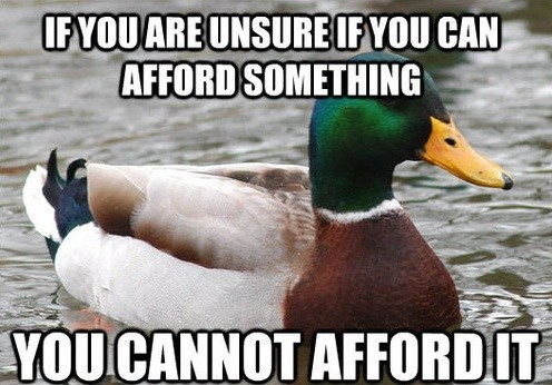 Before you make a new purchase