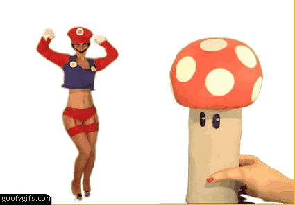 If Mario was a woman, earning coins would be alot easier!