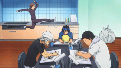 During group projects ..