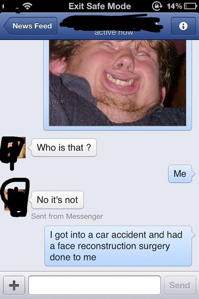 Quite the car crash.