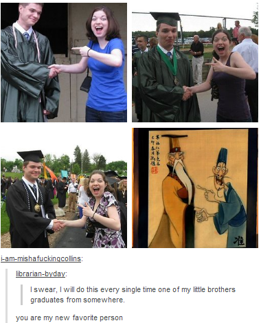 Why wasn't I this creative at my graduation?