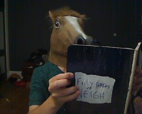 Horses like their books too!