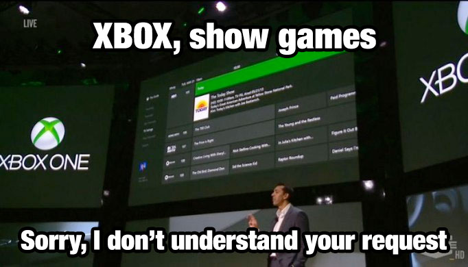 Xbox One conference in a nutshell