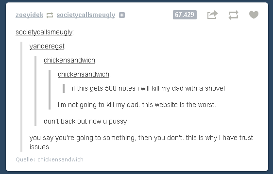 Just an average day on tumblr..