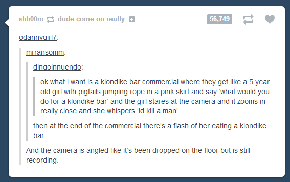what would you do for a klondike bar