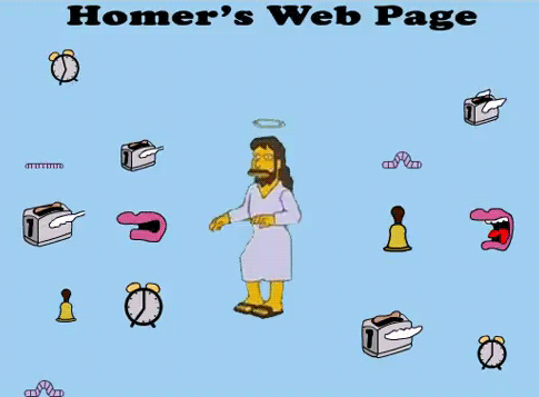 now google "homers web page"